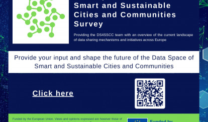 Sodelujte v raziskavi in oblikujte prihodnji evropski podatkovni prostor za trajnostna pametna mesta in skupnosti